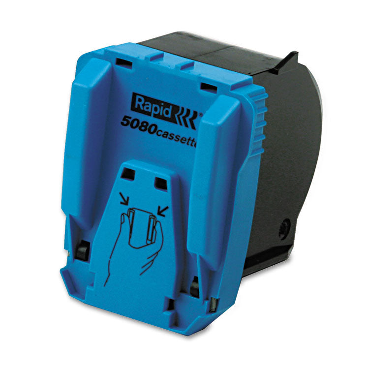 Heavy-Duty Staple Cartridge, 0.5" Crown, Steel, 5,000/box