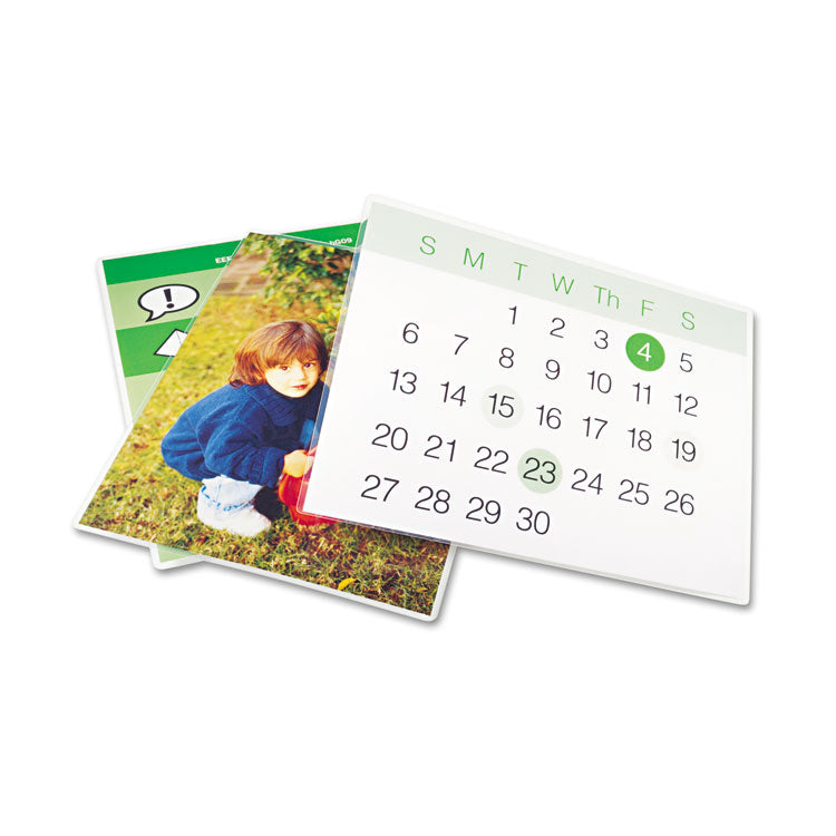 Selfseal Self-Adhesive Laminating Pouches And Single-Sided Sheets, 3 Mil, 9" X 12", Gloss Clear, 10/pack