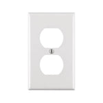 1 Gang Thermoset Plastic Wall Plate in White (L88003)