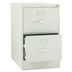 310 Series Vertical File, 2 Legal-Size File Drawers, Light Gray, 18.25" X 26.5" X 29"