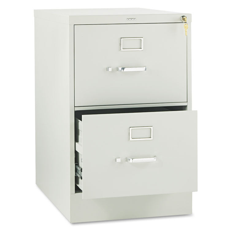 310 Series Vertical File, 2 Legal-Size File Drawers, Light Gray, 18.25" X 26.5" X 29"