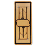 OfficeWorks Commercial Wood-Laminate Folding Table, Rectangular, 60" x 30" x 29", Oak