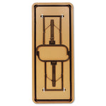 OfficeWorks Commercial Wood-Laminate Folding Table, Rectangular, 96" x 30" x 29", Gray/Charcoal