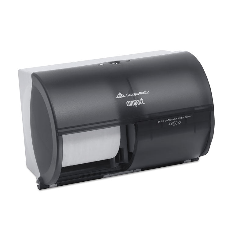 Compact Tissue Dispenser/Angel Soft ps Start Kit, 10.13 x 6.75 x 7.13, Translucent Smoke