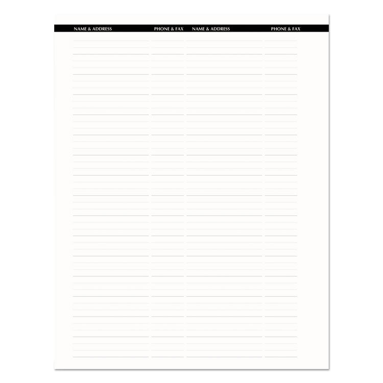Academic Year Recycled Professional Weekly Planner, 11 x 8.5, Black Wirebound Soft Cover, 12-Month (Aug to July): 2025-2026