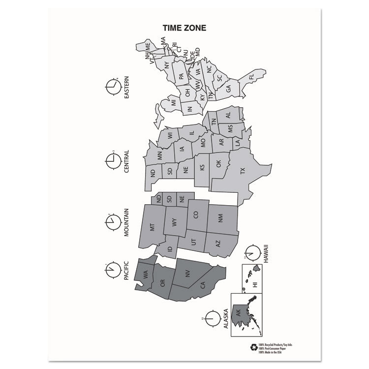 Recycled Ruled 14-Month Planner with Leatherette Cover, 11 x 8.5, Black Cover, 14-Month: Dec 2024 to Jan 2026