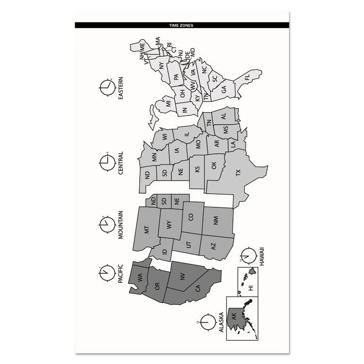 Recycled Weekly Appointment Book, 8 x 5, Black Cover, 12-Month (Jan to Dec): 2025