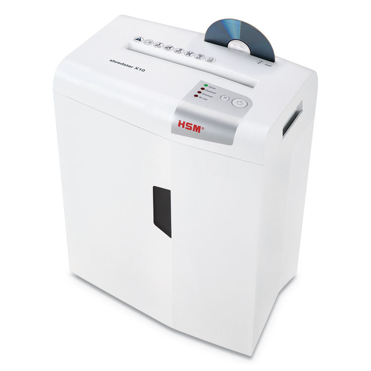 Shredstar X10 Cross-Cut Shredder, 10 Manual Sheet Capacity