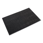 Dust-Star Microfiber Wiper Mat, 48 X 72, Charcoal