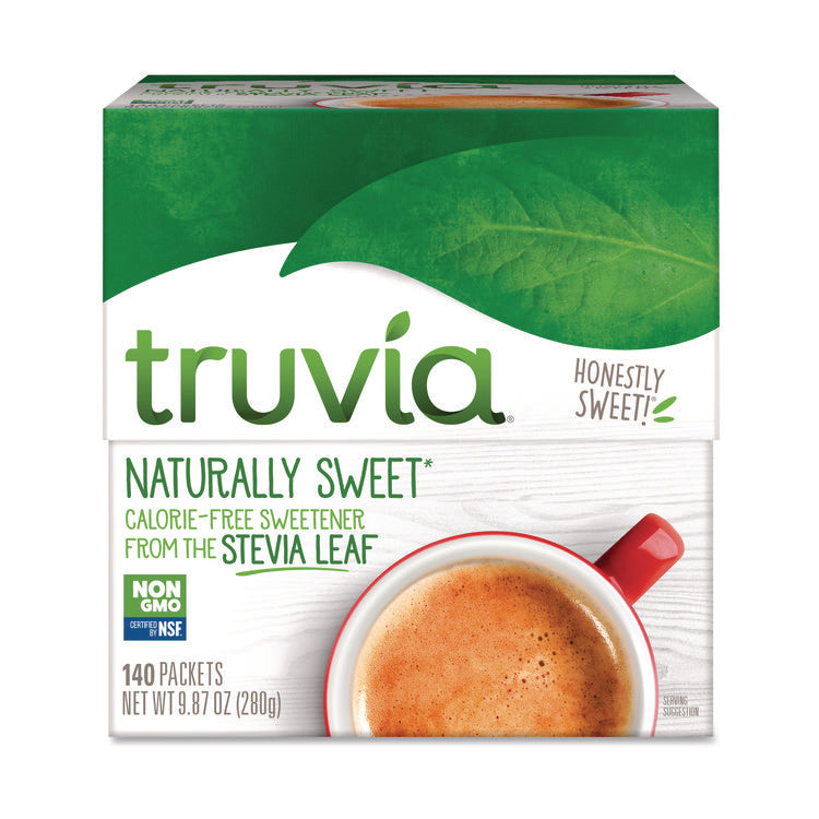 Natural Sugar Substitute, 0.12 oz Packet, 140/Box