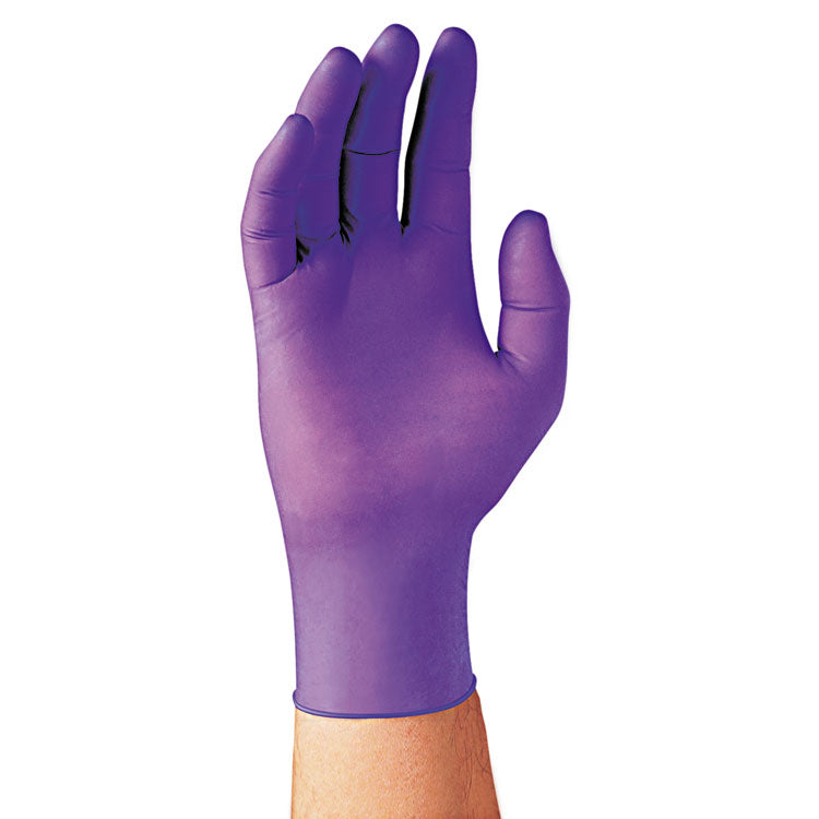 PURPLE NITRILE Exam Gloves, Powder-Free, Medium, 6 mil Thick, 9.5" Long, Purple, 100/Box, 10 Boxes/Carton