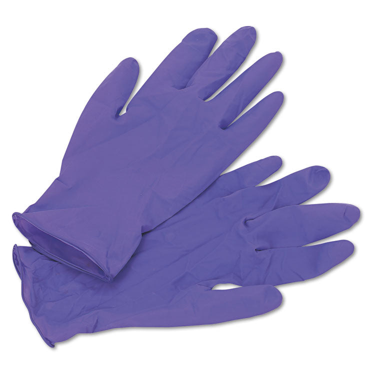 PURPLE NITRILE Exam Gloves, Powder-Free, Medium, 6 mil Thick, 9.5" Long, Purple, 100/Box, 10 Boxes/Carton