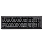 Keyboard For Life Slim Spill-Safe Keyboard, 104 Keys, Black