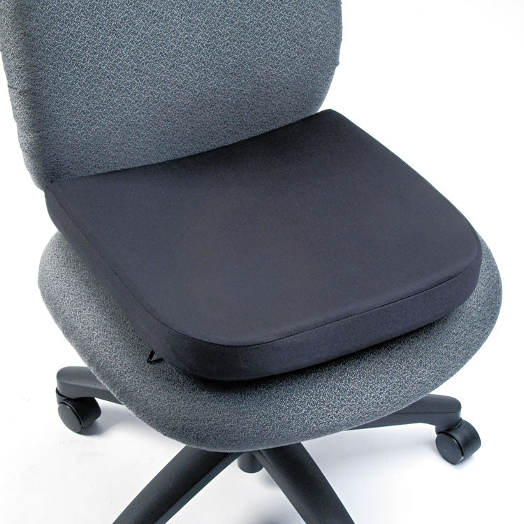 Memory Foam Seat Rest, 15.5 x 16 x 2, Black