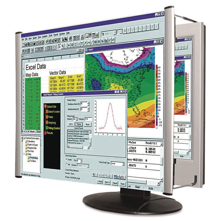LCD Monitor Magnifier Filter for 19" to 20" Widescreen Flat Panel Monitor, 16:10 Aspect Ratio