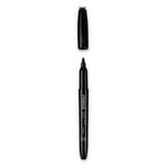 Pen-Style Permanent Marker, Fine Bullet Tip, Black, Dozen