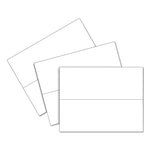 Scored Tent Cards, 4.25 X 11, White,1 Card/sheet, 50 Sheets/box