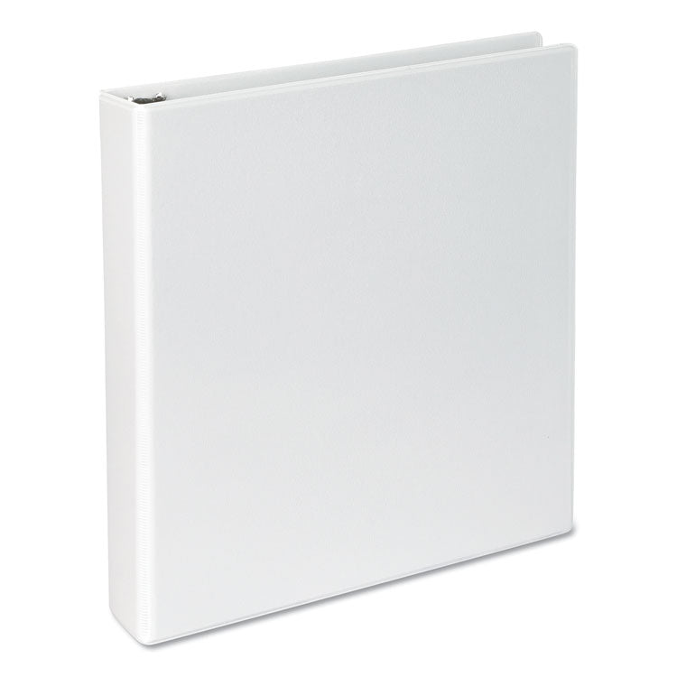 Slant D-Ring View Binder, 3 Rings, 1.5" Capacity, 11 x 8.5, White