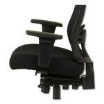 Alera Etros Series Mesh Mid-Back Petite Multifunction Chair, Supports Up To 275 Lb, 17.16" To 20.86" Seat Height, Black
