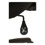 Alera Etros Series Suspension Mesh Mid-Back Synchro Tilt Chair, Supports Up To 275 Lb, 15.74" To 19.68" Seat Height, Black