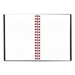 Flexible Cover Twinwire Notebooks, SCRIBZEE Compatible, 1-Subject, Wide/Legal Rule, Black/Red Cover, (70) 5.88 x 4.13 Sheets