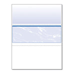 Standard Security Check, 11 Features, 8.5 X 11, Blue Marble Middle, 500/ream