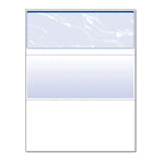 Security Business Checks, 11 Features, 8.5 X 11, Blue Marble Top, 500/ream