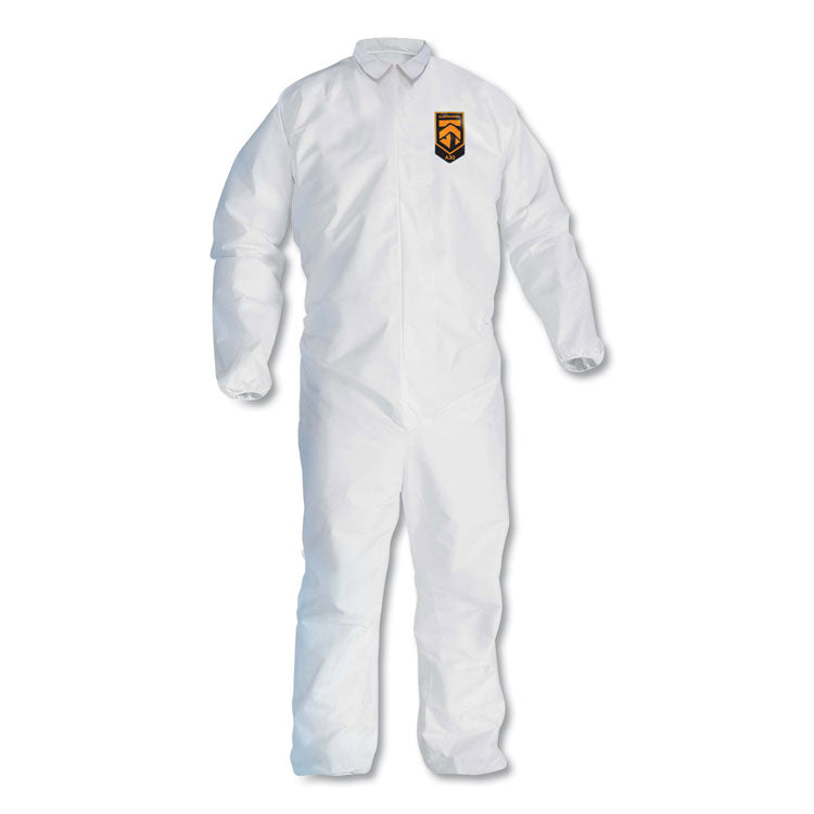 A30 Elastic Back And Cuff Coveralls, 4x-Large, White, 25/carton