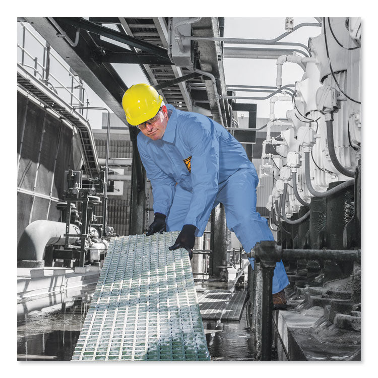 A20 Coveralls, MICROFORCE Barrier SMS Fabric, X-Large, Blue, 24/Carton