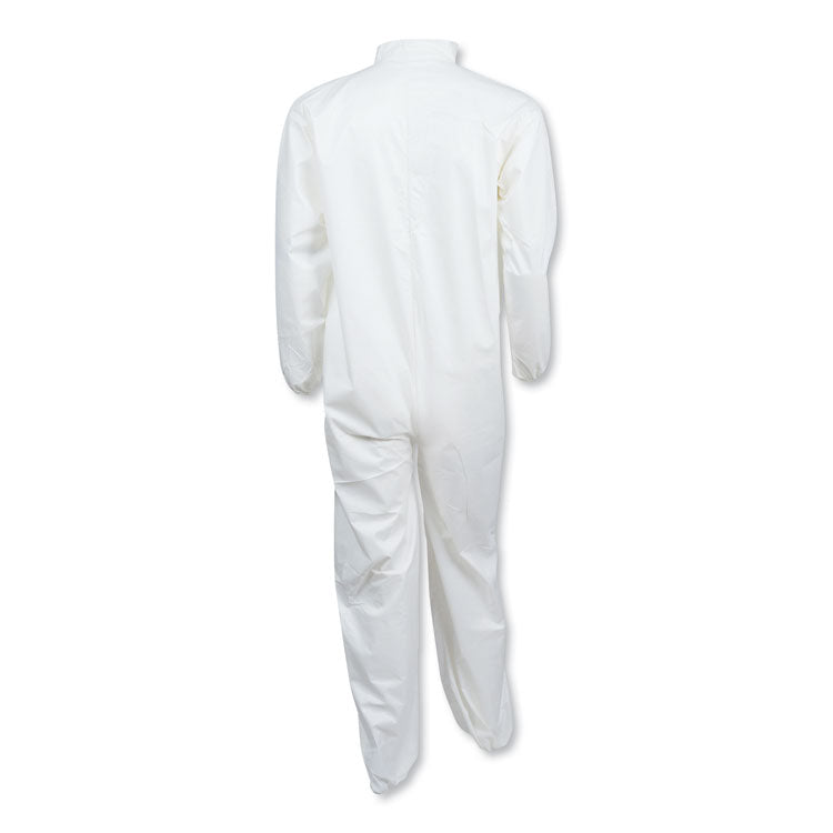 A40 Elastic-Cuff and Ankles Coveralls, White, Large, 25/Carton