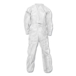 A20 Breathable Particle-Pro Coveralls, Zip, X-Large, White, 24/carton
