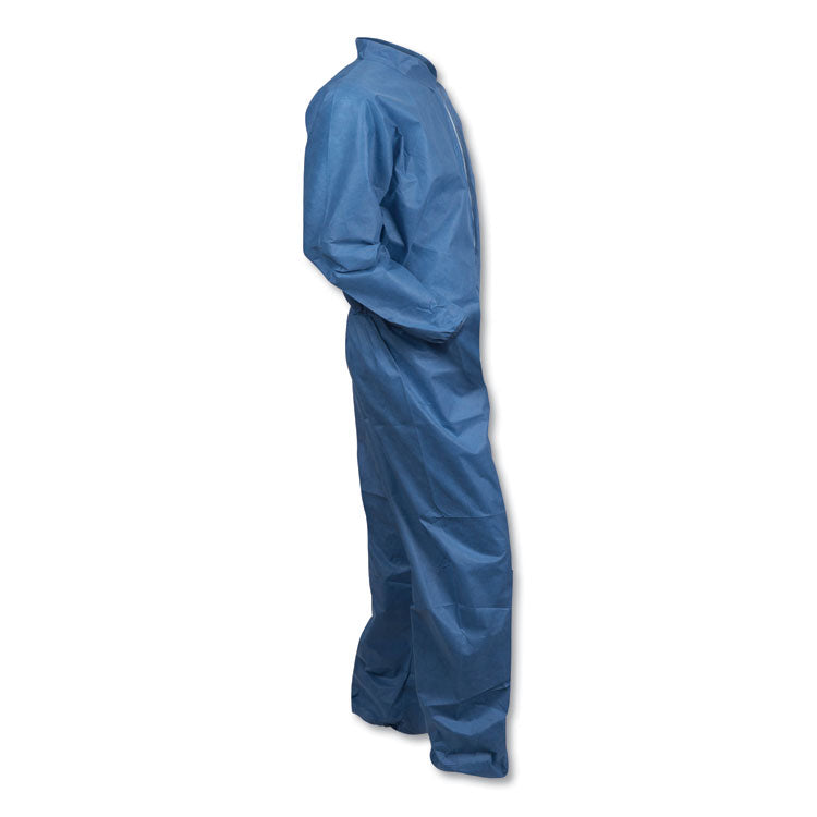 A20 Breathable Particle Protection Coveralls, Large, Blue, 24/carton