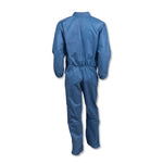 A20 Coveralls, MICROFORCE Barrier SMS Fabric, X-Large, Blue, 24/Carton
