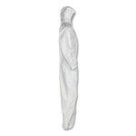 A30 Elastic Back and Cuff Hooded Coveralls, 3X-Large, White, 21/Carton