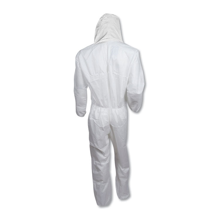 A20 Breathable Particle Protection Coveralls, Zip Closure, 2x-Large, White
