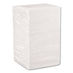 Beverage Napkins, Single-Ply, 9 1/2 x 9 1/2, White, 4,000/Carton