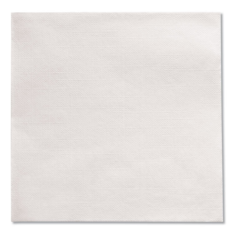 Beverage Napkins, Single-Ply, 9 1/2 x 9 1/2, White, 4,000/Carton