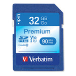 32gb Premium Sdhc Memory Card, Uhs-I V10 U1 Class 10, Up To 90mb/s Read Speed