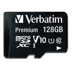 128gb Premium Microsdxc Memory Card With Adapter, Uhs-I V10 U1 Class 10, Up To 90mb/s Read Speed