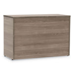 Urban Series Cabinet Credenza Pedestal with Lateral File, 35.25w x 15.25d x 23.75h, Natural Walnut