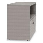 Urban Series Cabinet Credenza Pedestal with Lateral File, 35.25w x 15.25d x 23.75h, Ash