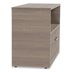 Urban Series Cabinet Credenza Pedestal with Lateral File, 35.25w x 15.25d x 23.75h, Natural Walnut
