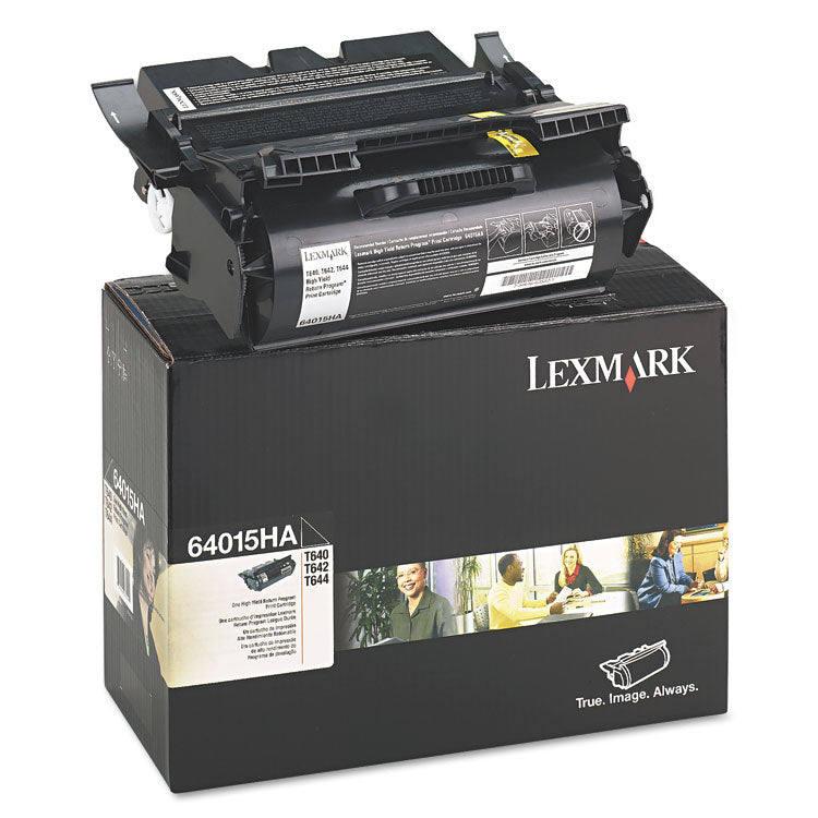 64015ha Return Program High-Yield Toner, 21,000 Page-Yield, Black