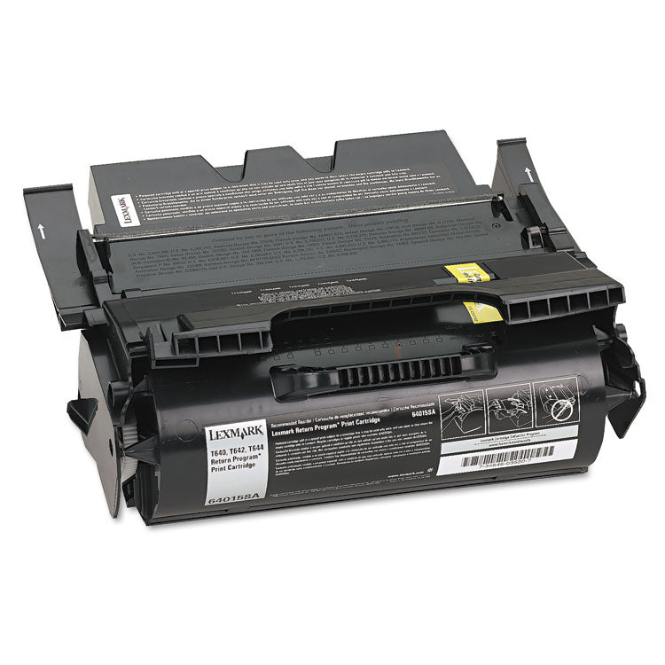 64015sa Return Program Toner, 6,000 Page-Yield, Black