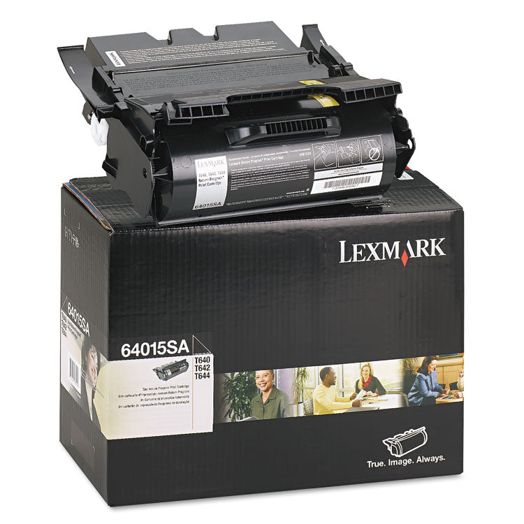 64015sa Return Program Toner, 6,000 Page-Yield, Black