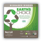 Earth's Choice Plant-Based Durable Fashion View Binder, 3 Rings, 2" Capacity, 11 x 8.5, Berry, 2/Pack