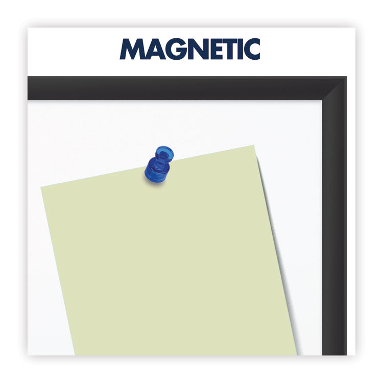 Classic Series Nano-Clean Dry Erase Board, 48" x 36", White Surface, Black Aluminum Frame