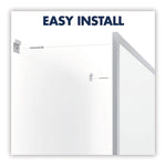 Classic Series Nano-Clean Dry Erase Board, 96" x 48", White Surface, Satin Aluminum Frame