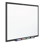 Classic Series Total Erase Dry Erase Boards, 60" x 36", White Surface, Black Aluminum Frame