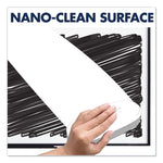 Classic Series Nano-Clean Dry Erase Board, 24" x 18", White Surface, Black Aluminum Frame